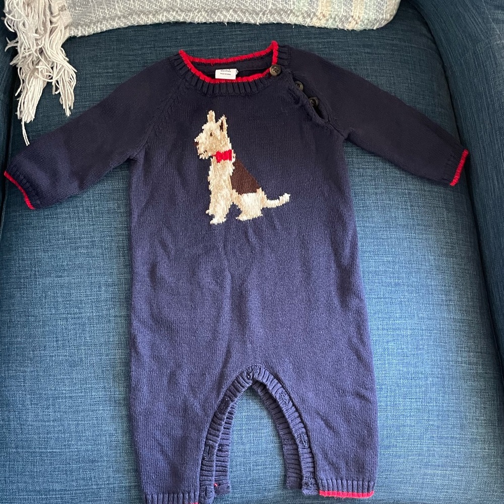 Janie and Jack winter onesie